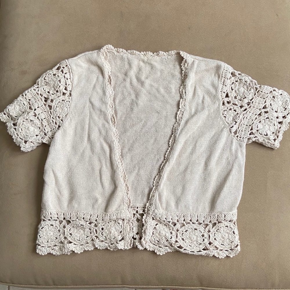 Cream sweater